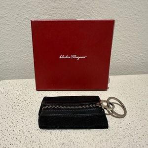 Salvatore Ferragamo Zipper Pouch Key Chain